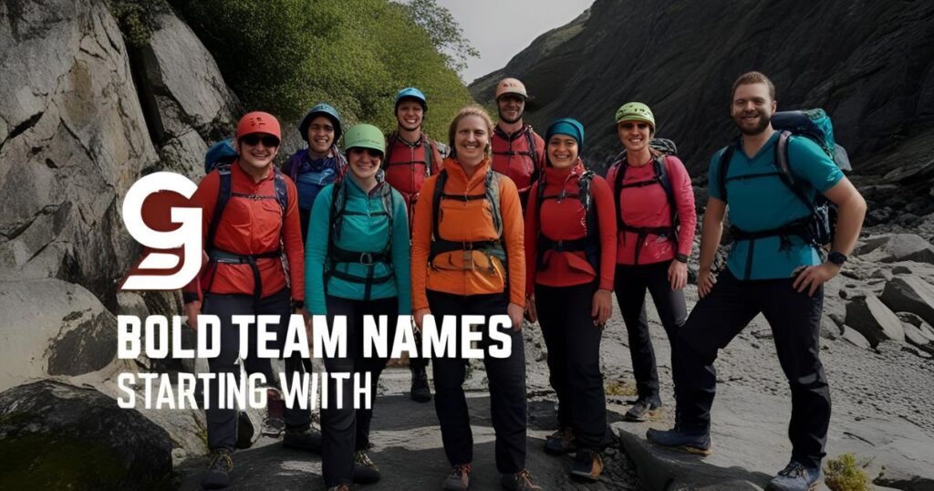 Bold Team Names Starting with G for Adventure and Outdoor Groups