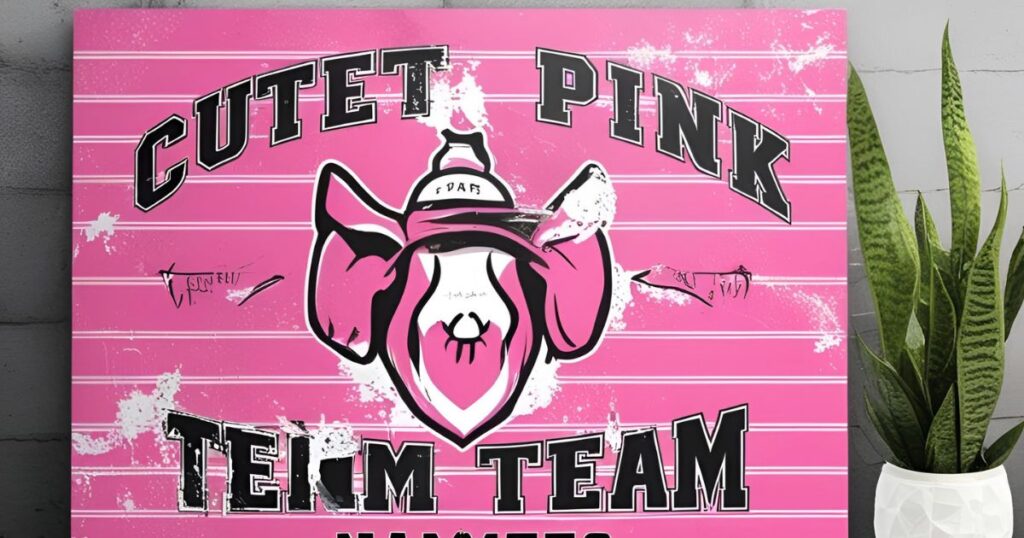 Cute Pink Team Names