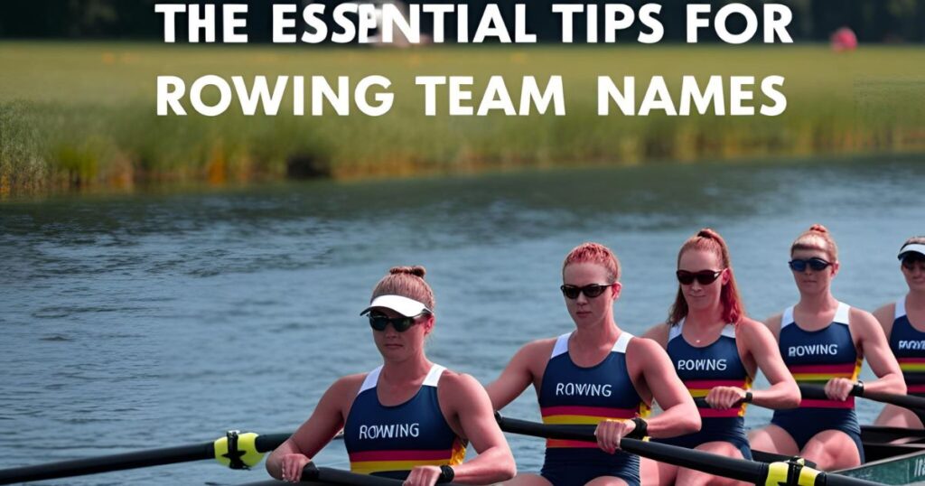 Essential Tips for Choosing the Right Rowing Team Names
