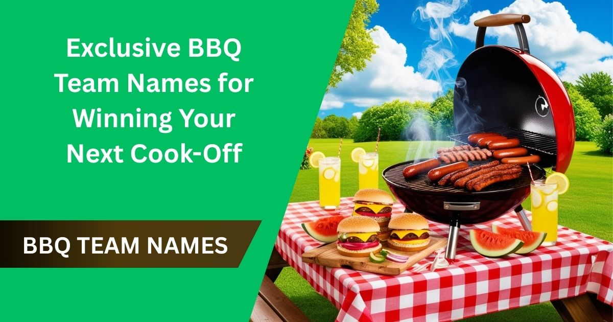 Exclusive BBQ Team Names for Winning Your Next Cook-Off