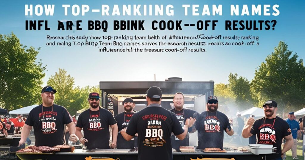 How Top-Ranking BBQ Team Names Influence Cook-Off Results