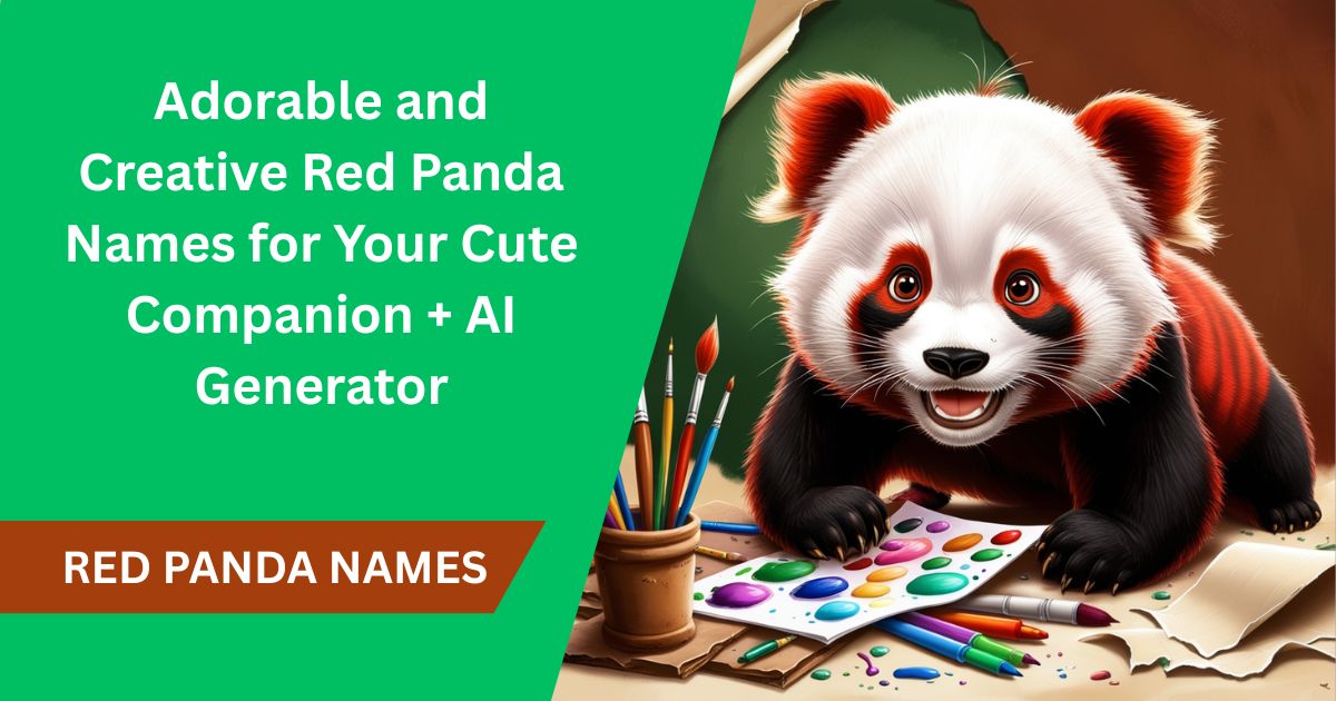 440 Adorable and Creative Red Panda Names for Your Cute Companion + AI Generator
