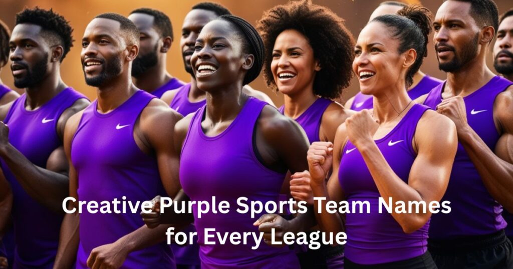 Creative Purple Sports Team Names for Every League