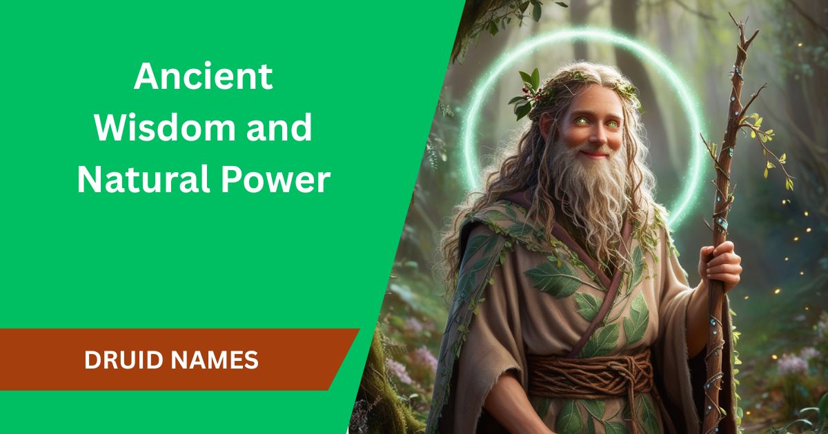 Druid Names: Ancient Wisdom and Natural Power