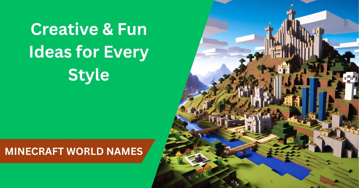 Minecraft World Names: Creative & Fun Ideas for Every Style