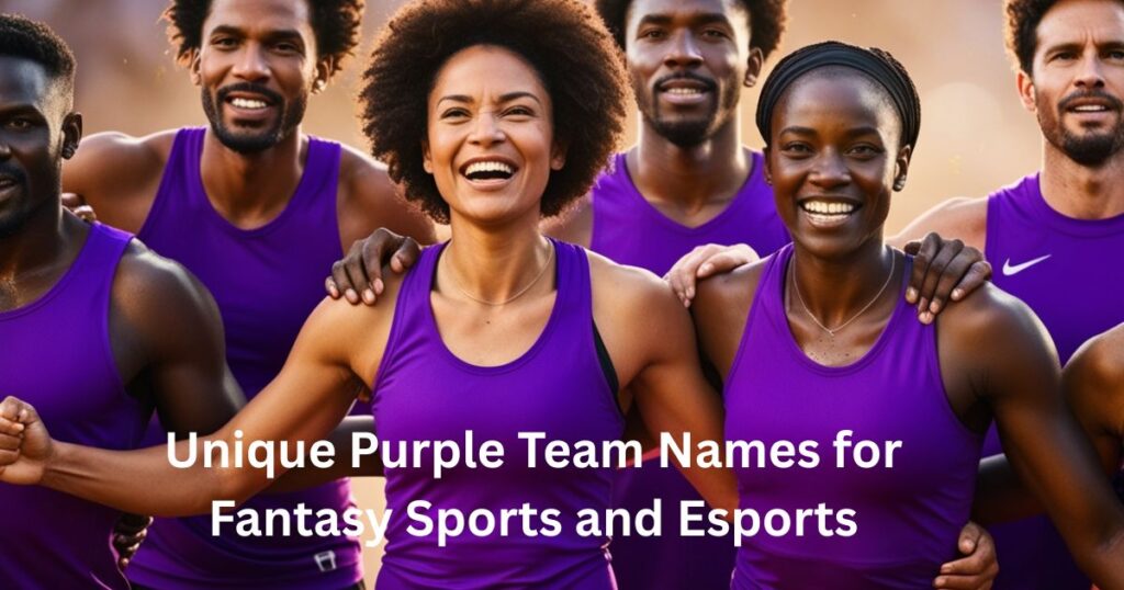 Unique Purple Team Names for Fantasy Sports and Esports