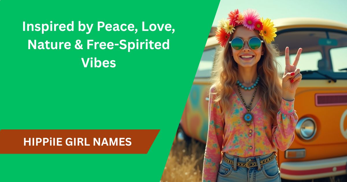 200+ Groovy Hippie Girl Names Inspired by Peace, Love, Nature & Free-Spirited Vibes