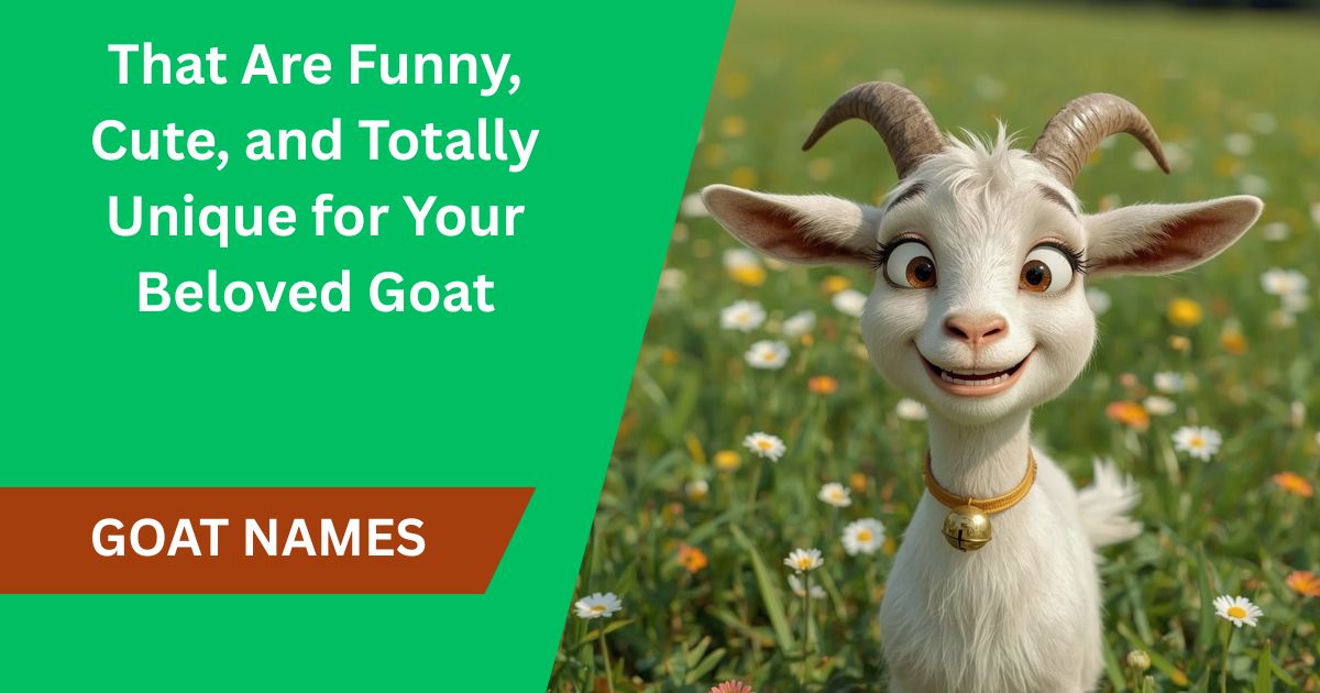 300+ Best Goat Names That Are Funny, Cute, and Totally Unique for Your Beloved Goat