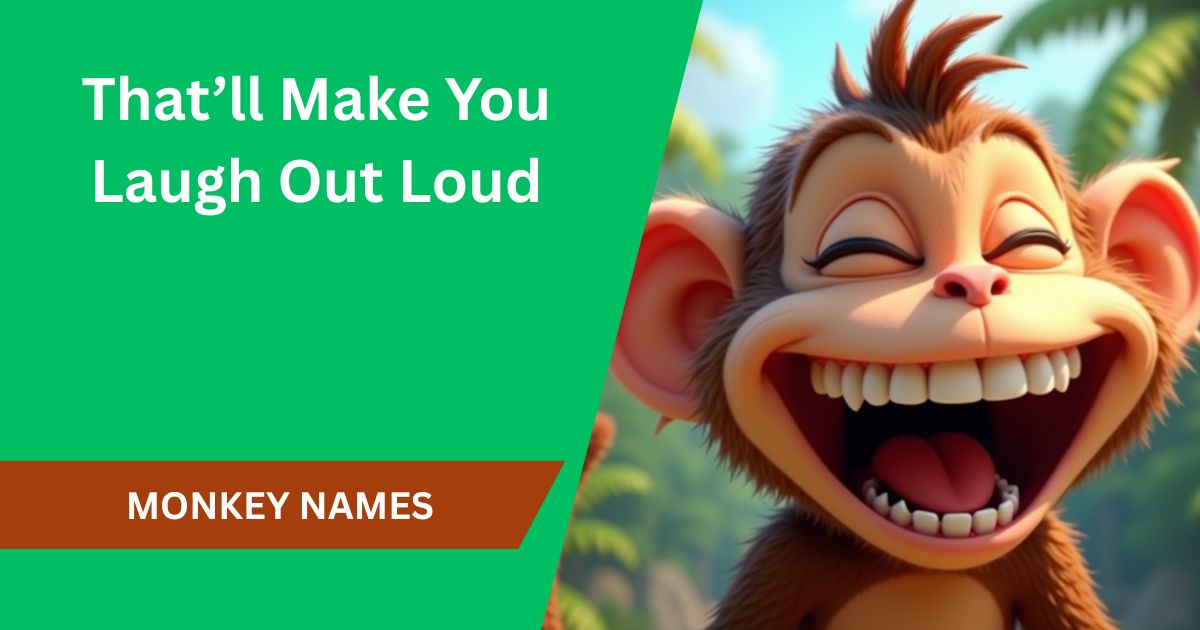 300+ Funny Monkey Names That’ll Make You Laugh Out Loud