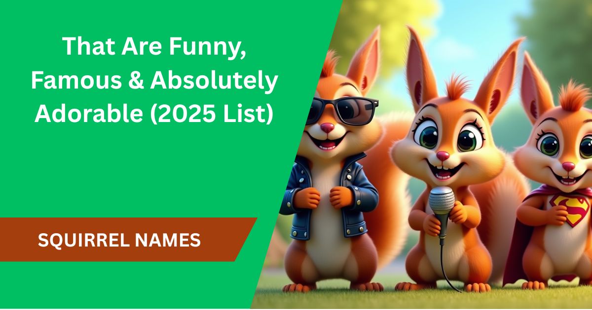 300+ Squirrel Names That Are Funny, Famous & Absolutely Adorable (2025 List)