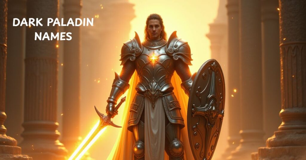 Dark Paladin Names with a Mysterious Edge
