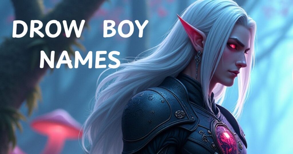 Drow Boy Names