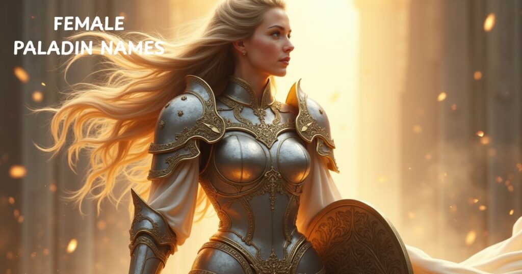 Female Paladin Names Full of Grace & Strength