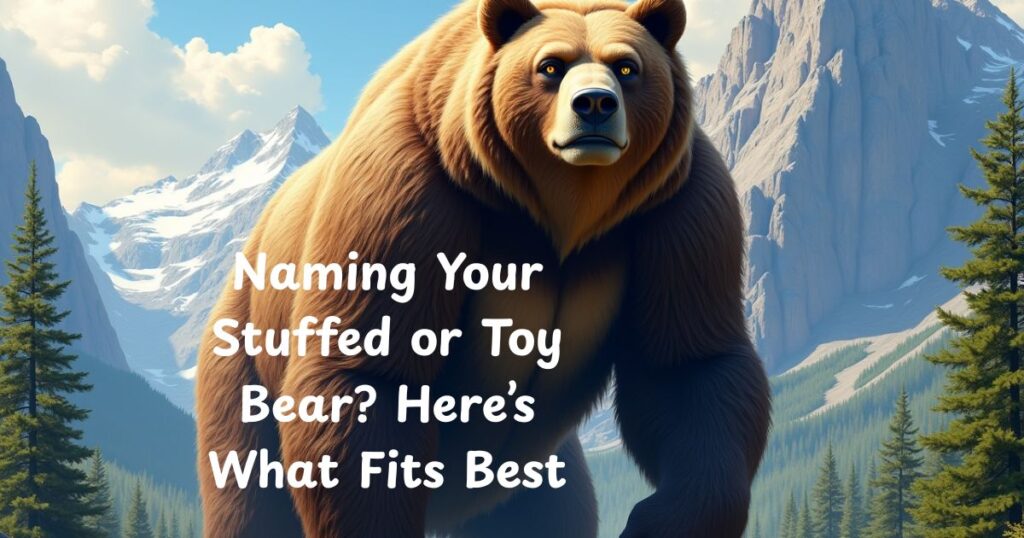 Naming Your Stuffed or Toy Bear? Here’s What Fits Best