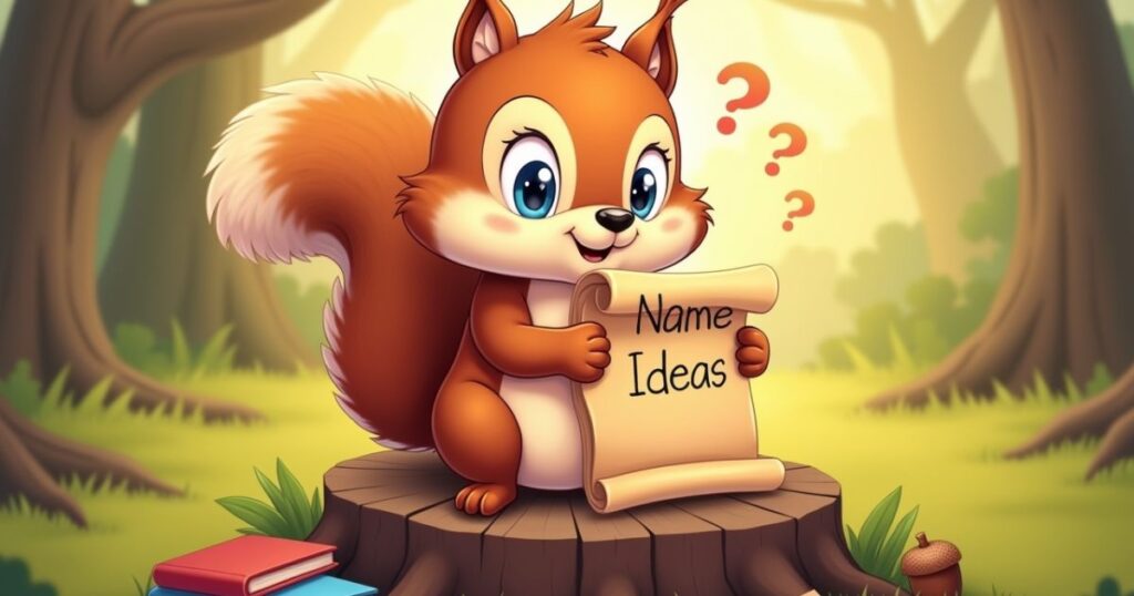 Tips for Picking the Perfect Name for Your Squirrel