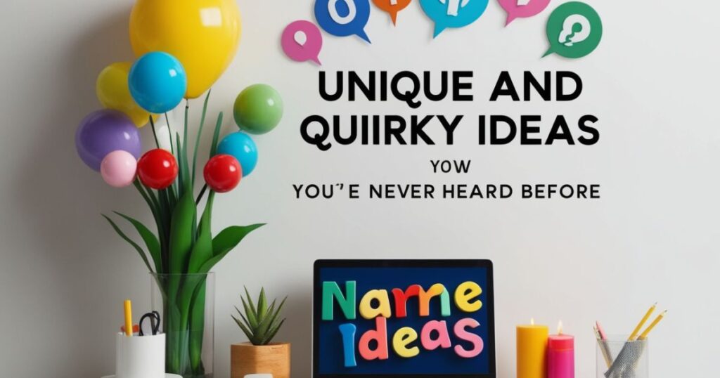 🎨 Unique and Quirky Name Ideas You’ve Never Heard Before