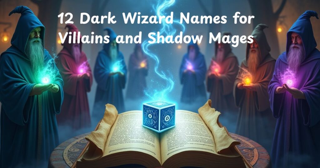 12 Dark Wizard Names for Villains and Shadow Mages