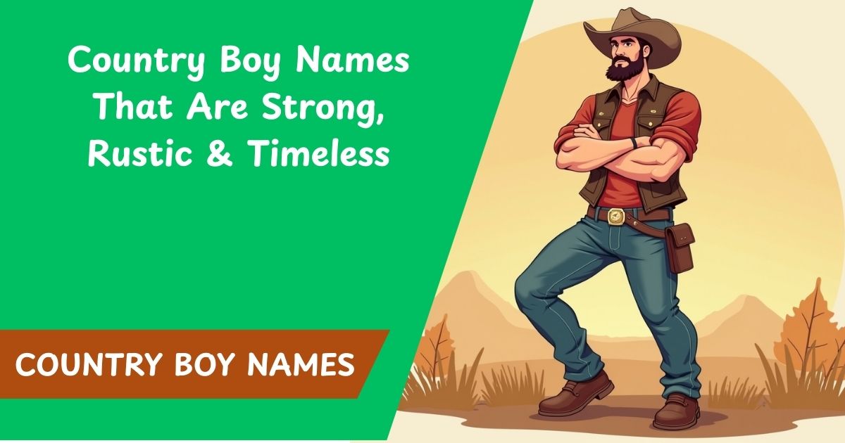 120+ Country Boy Names That Are Strong, Rustic & Timeless