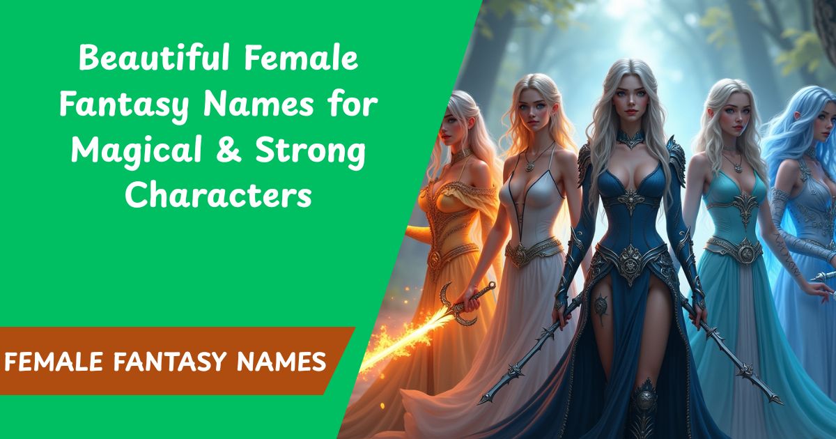 150+ Beautiful Female Fantasy Names for Magical & Strong Characters