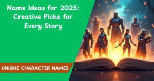 150+ Unique Character Name Ideas for 2025: Creative Picks for Every Story