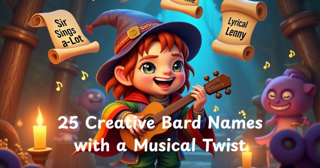 25 Creative Bard Names with a Musical Twist