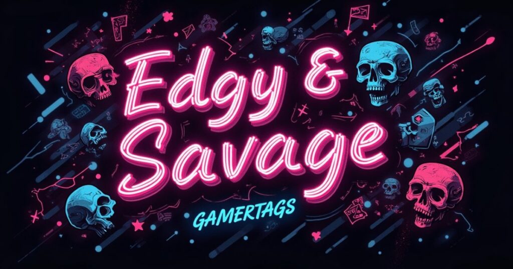 Edgy & Savage Funny Gamertags