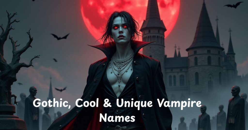 Gothic, Cool & Unique Vampire Names