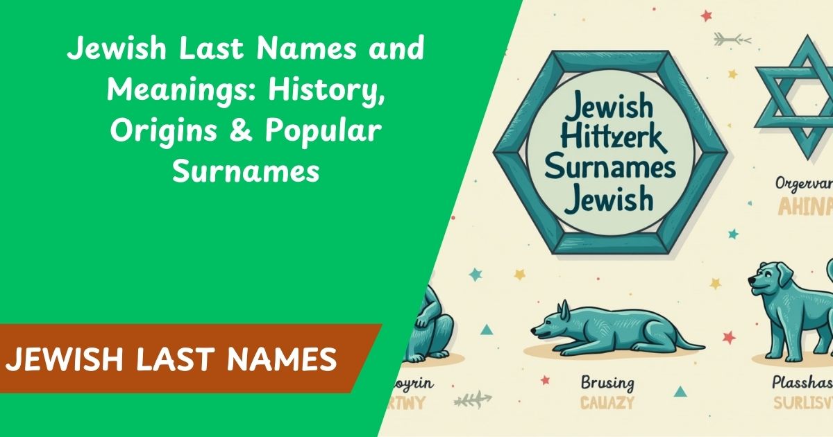 Jewish Last Names and Meanings: History, Origins & Popular Surnames