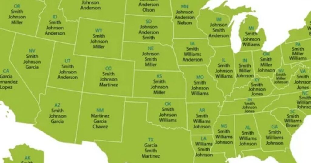 Last Names Based on Language and States
