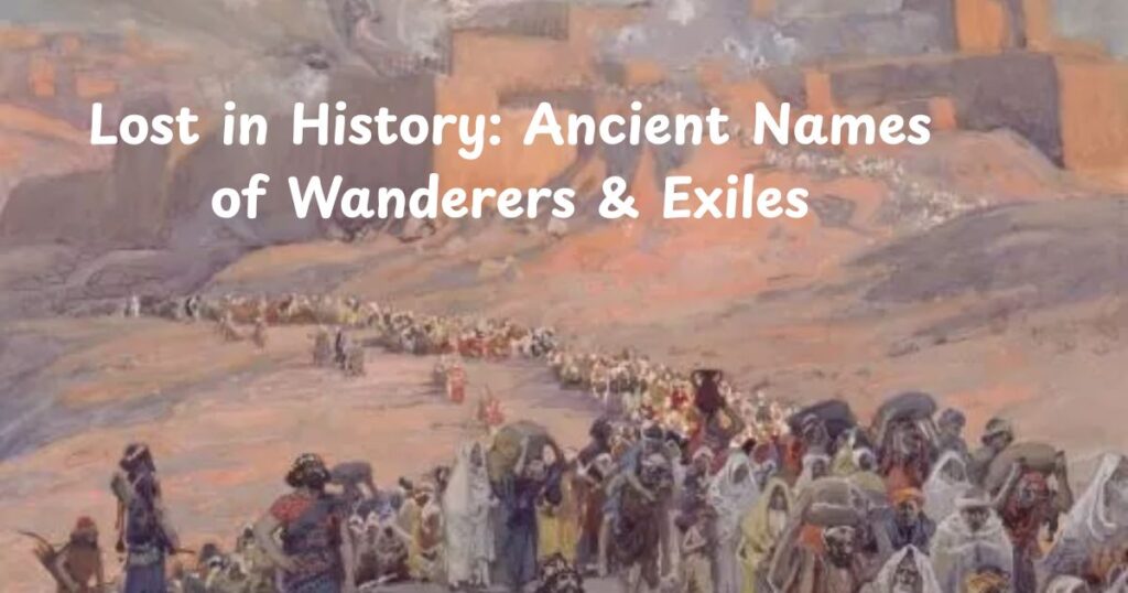Lost in History: Ancient Names of Wanderers & Exiles