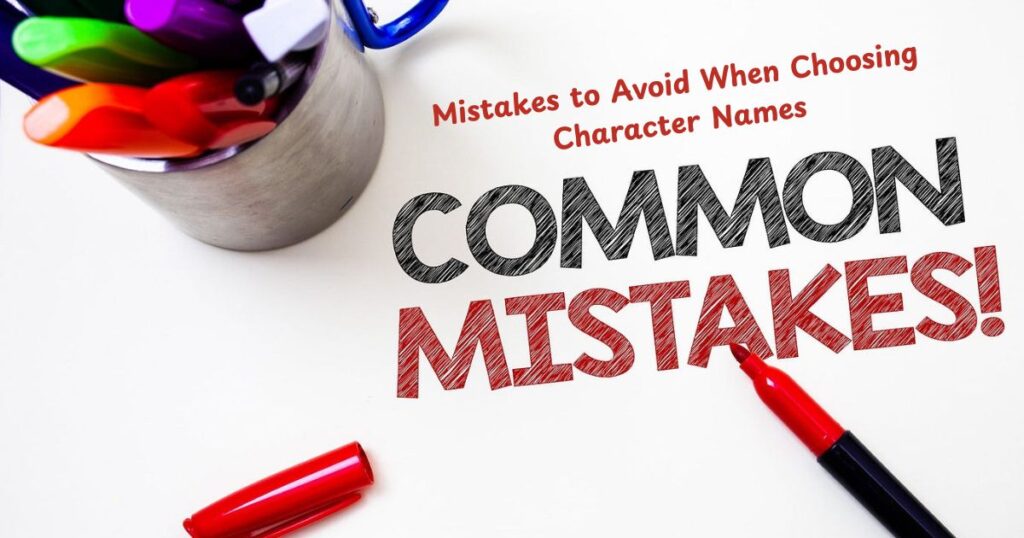Mistakes to Avoid When Choosing Character Names