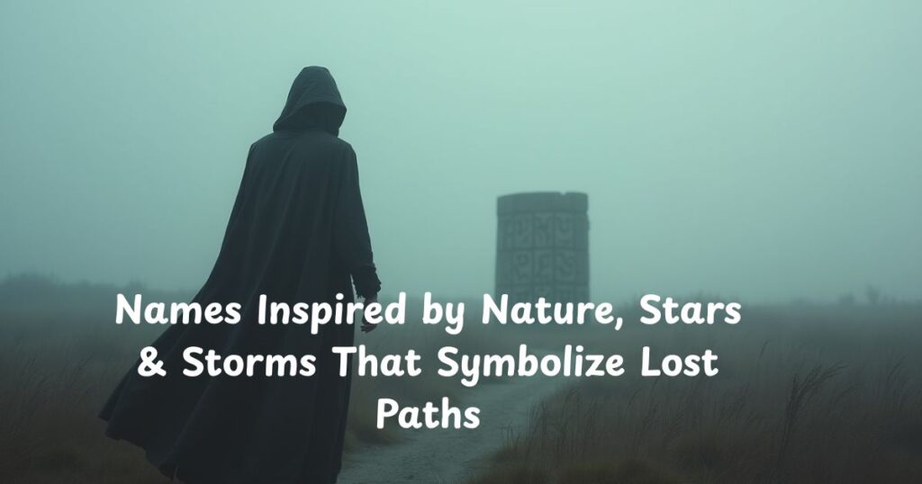 Names Inspired by Nature, Stars & Storms That Symbolize Lost Paths