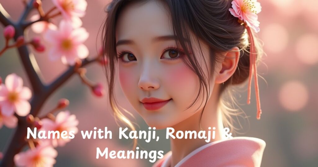 Names with Kanji, Romaji & Meanings