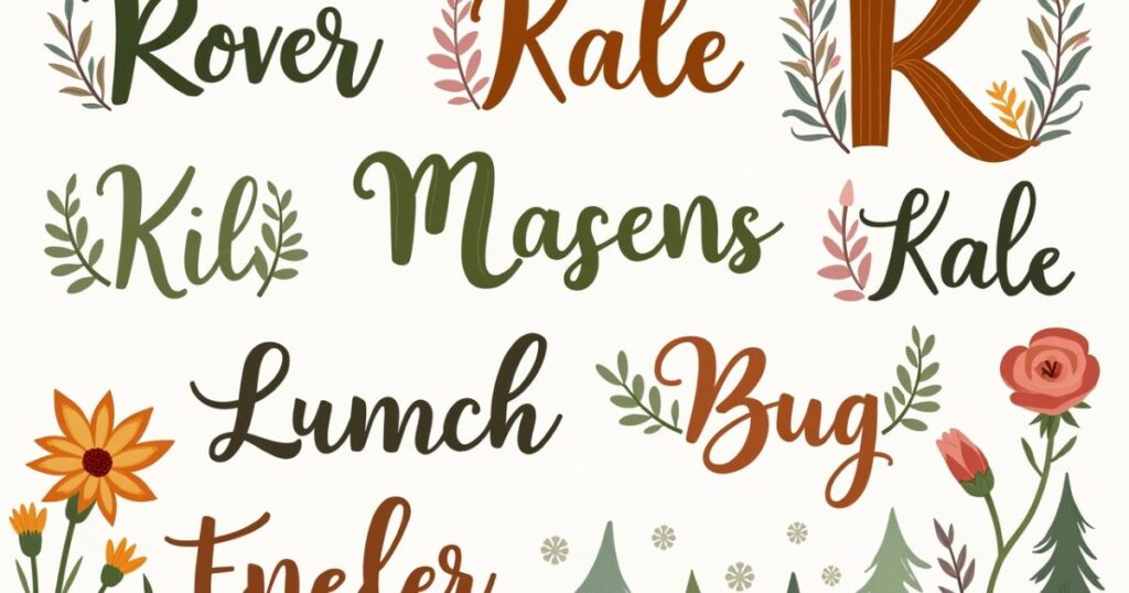 Nature-Inspired K Names (Flowers, Seasons & More)