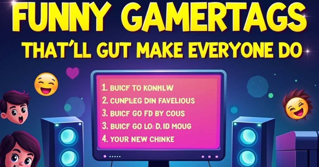 Platform-Specific Funny Gamertags
