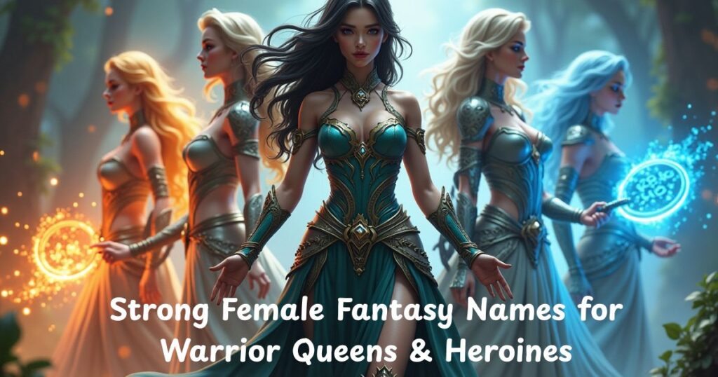 Strong Female Fantasy Names for Warrior Queens & Heroines