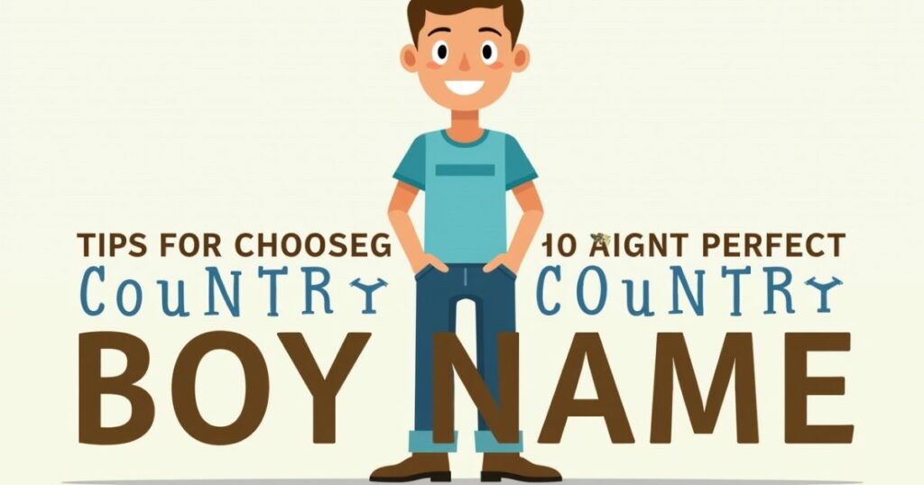 Tips for Choosing the Perfect Country Boy Name