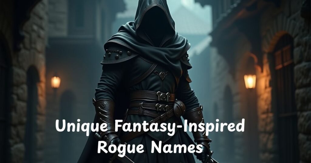 Unique Fantasy-Inspired Rogue Names