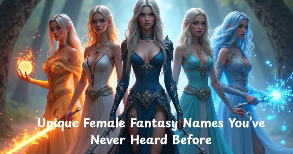 Unique Female Fantasy Names You’ve Never Heard Before