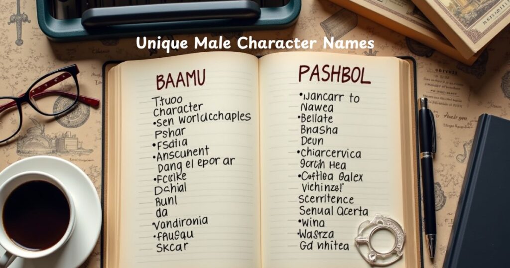 Unique Male Character Names