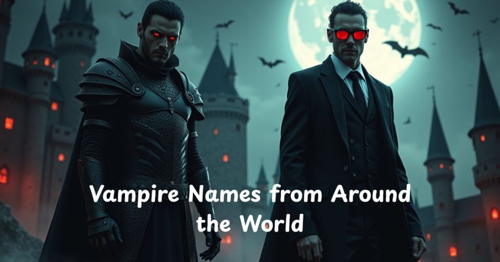 Vampire Names from Around the World