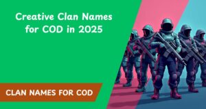 918 Creative Clan Names for COD in 2025
