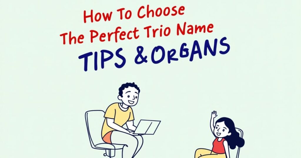 How To Choose The Perfect Trio Name – Tips & Ideas