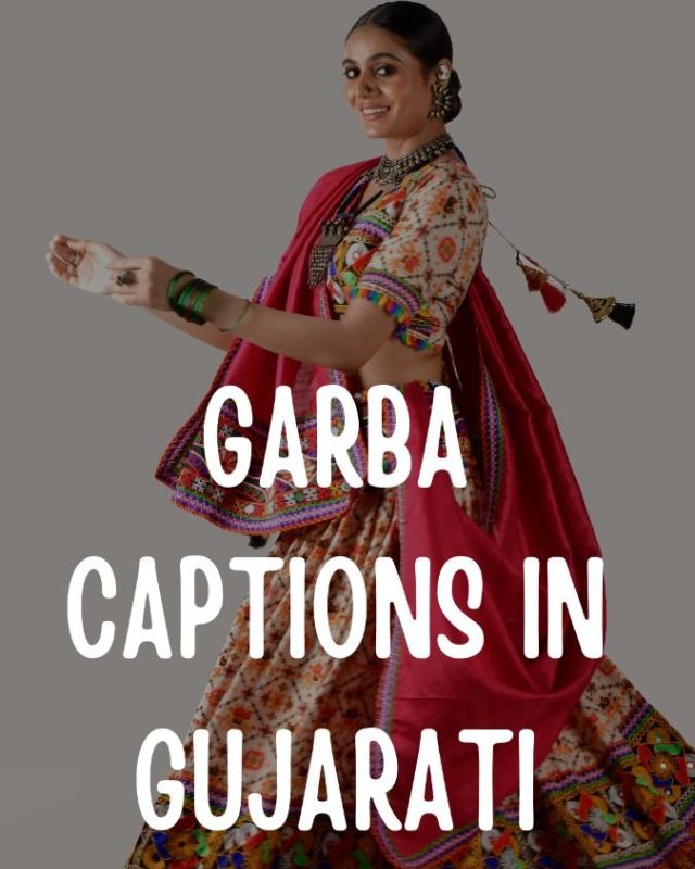 Short Captions For Instagram Celebrating Garba