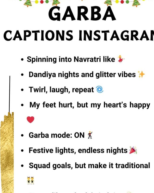Vibrant Garba Captions For Instagram To Express Joy