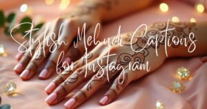 350+ Stylish Mehndi Captions for Instagram in 2025