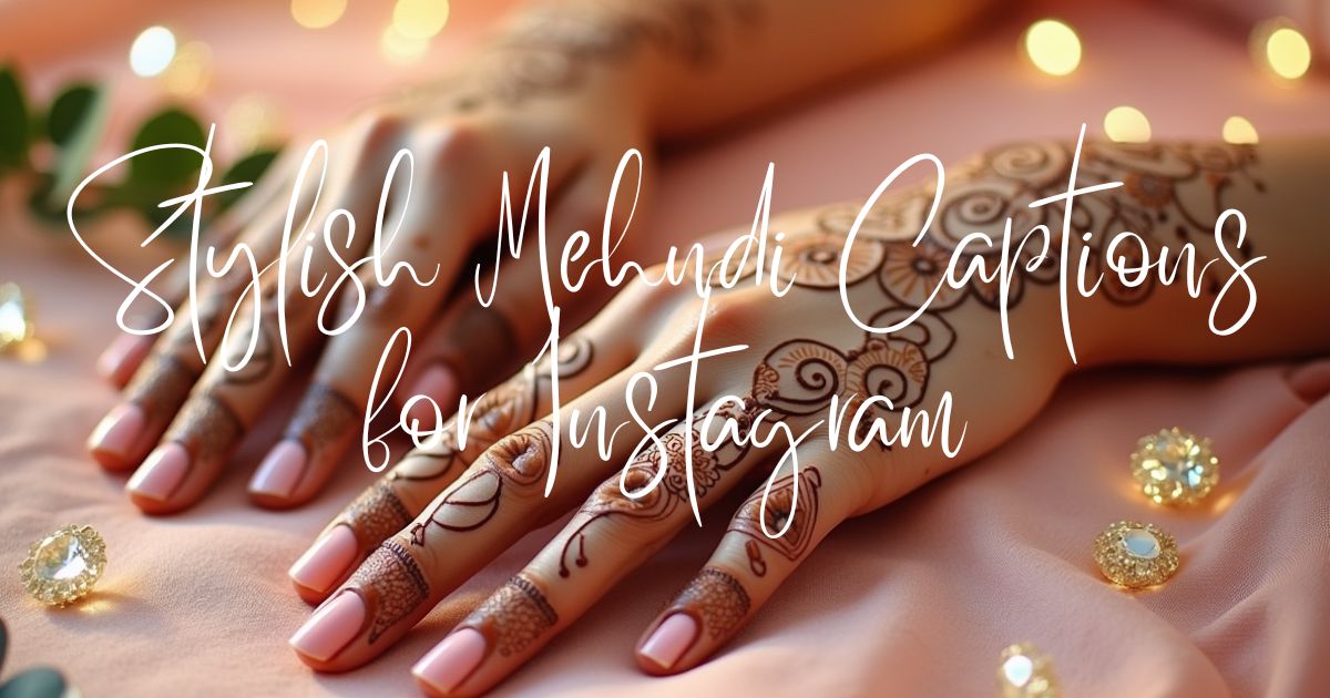 350+ Stylish Mehndi Captions for Instagram in 2025